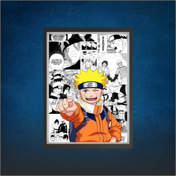 Naruto with Comic Background