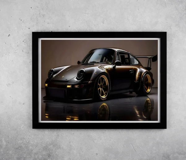 Vintage Porsche Poster