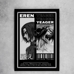 Eran Yeager Poster From Attack On Titan