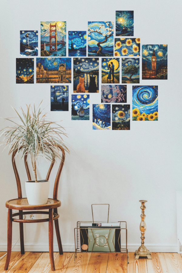 Van Gogh Blue Poster