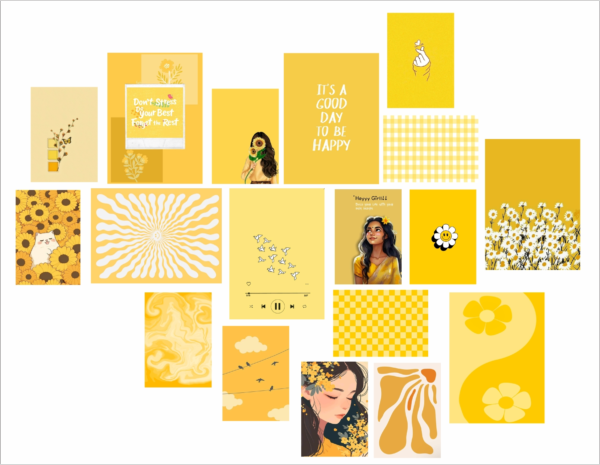 Yellow Vibe Posters